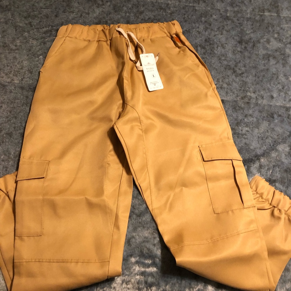 Silk joggers